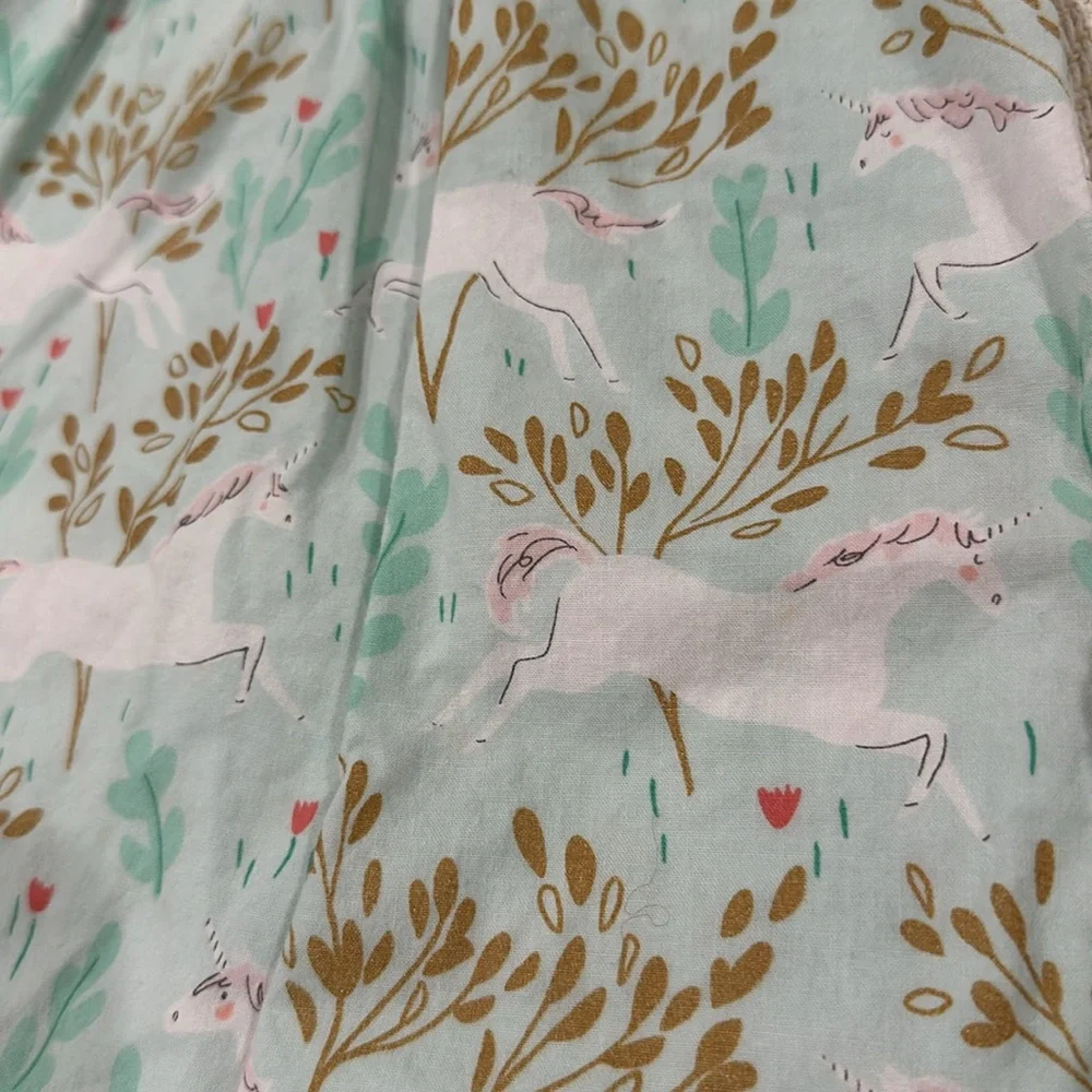 CLASSIC WHIMSY Unicorn Print Dress Girls Size 3T whimsical floral unicor…